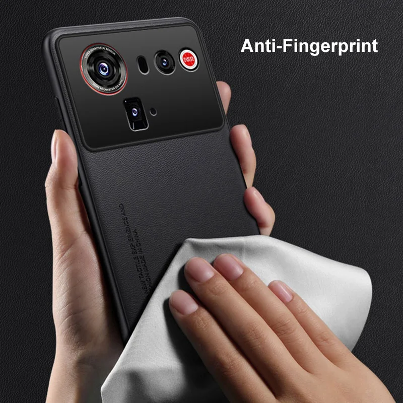 Funda de cuero PU de lujo para Nubia Z80 Ultra 5G, funda trasera de silicona mate a prueba de golpes, funda de teléfono de protección para ZTE Nubia Z80 Ultra - imagen 5