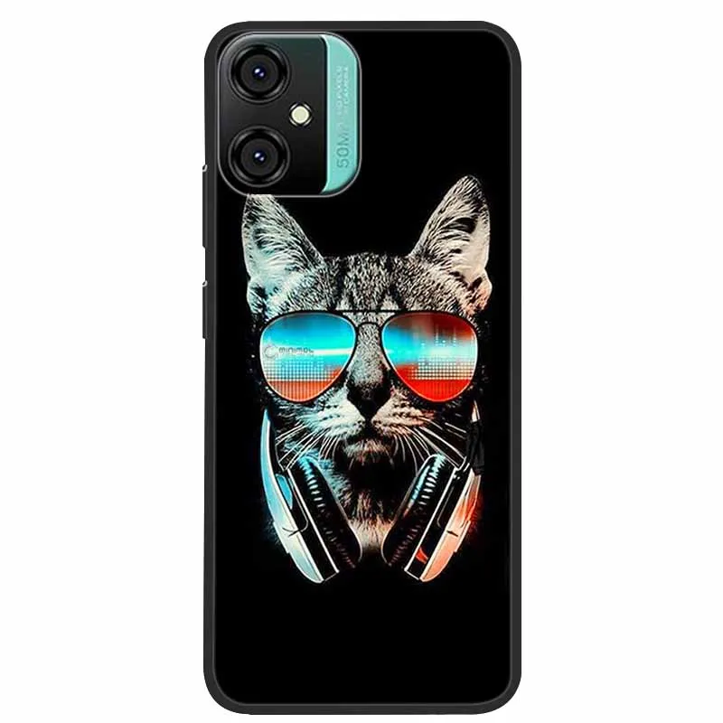 Para Blackview Oscal C70 funda animales TPU fundas de teléfono de silicona suave contraportada para BlackviewC70 C 70 Wolf funda protectora fresca - imagen 4