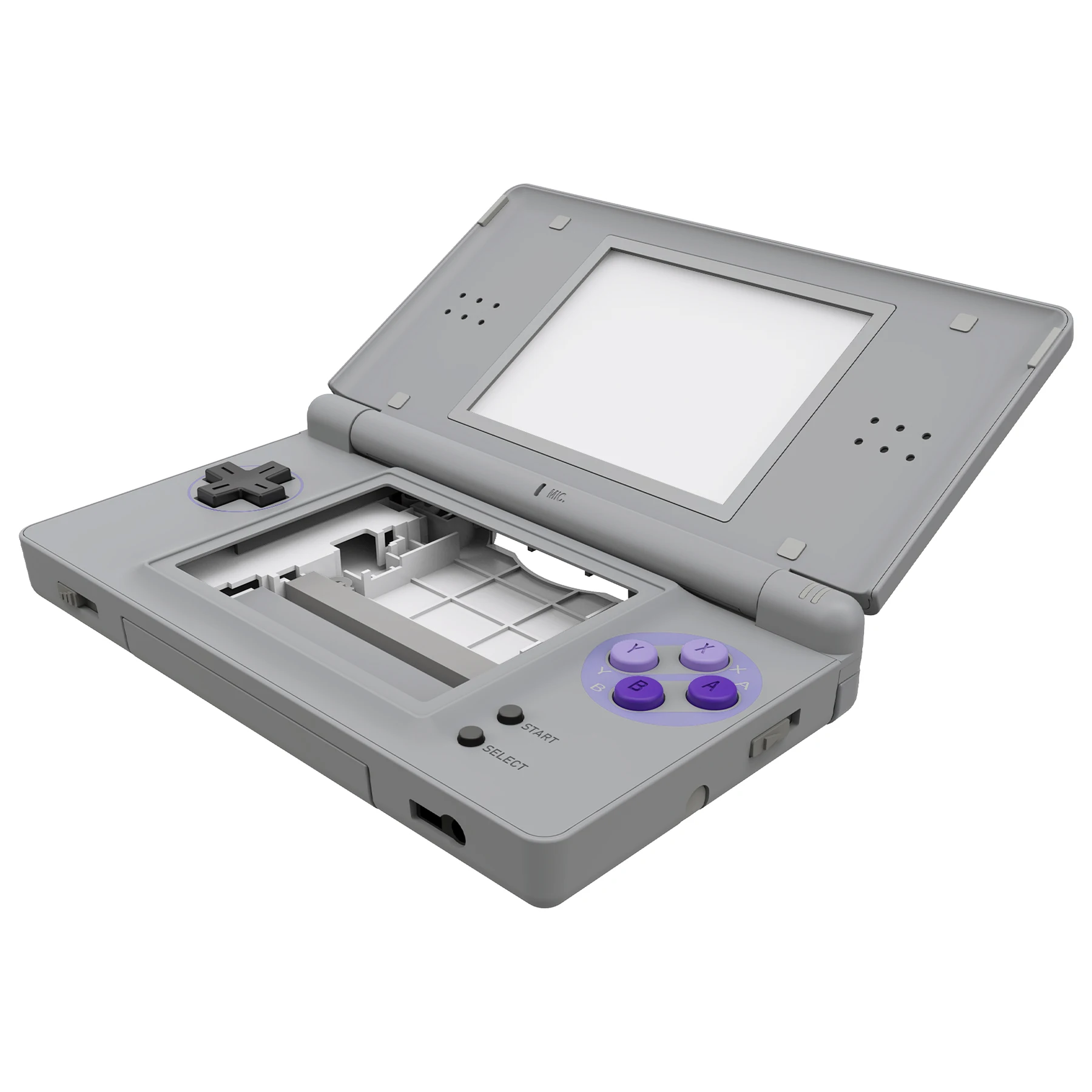 Carcasa completa de repuesto eXtremeRate para Nintendo DS Lite para NDSL - Estilo clásico SNES - imagen 5