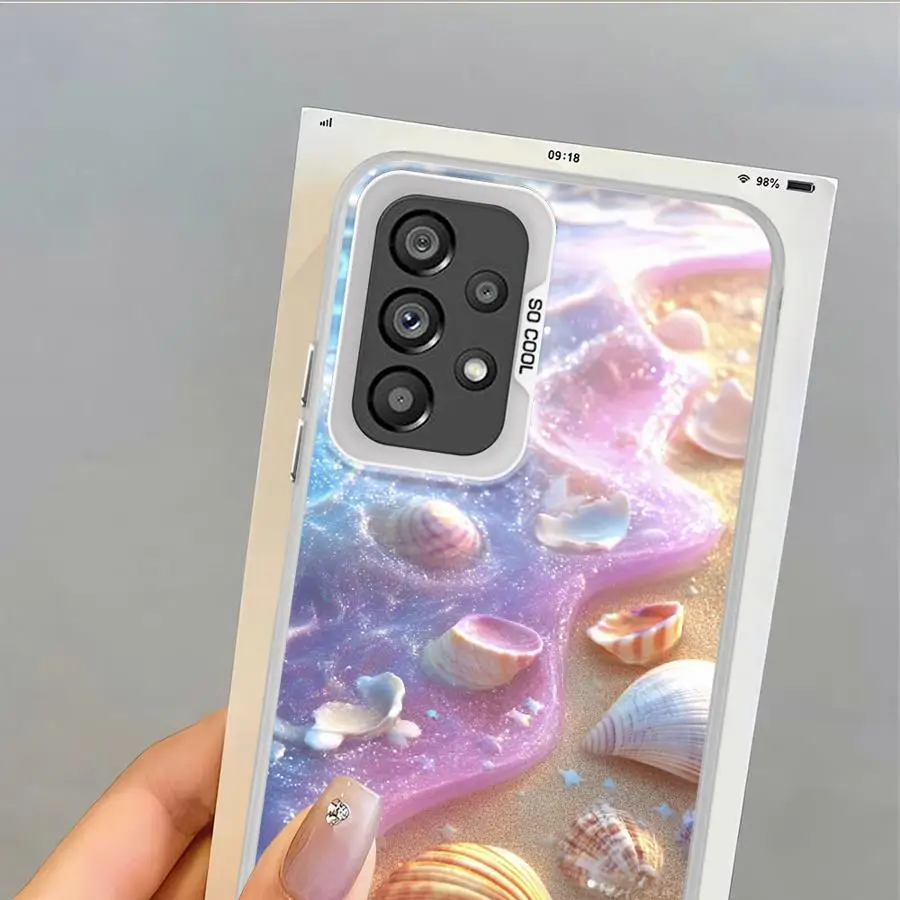 Funda colorida subacuática para Samsung Galaxy S23 S21 S22 S25 Note 20 Ultra S23 S24 FE S20 Plus, funda trasera para teléfono - imagen 3