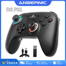 ANBERNIC RG P01 Mando Inalámbrico Bluetooth Cable RGB Joystick Hall PC