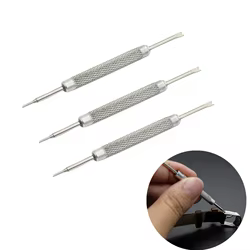 Herramientas de reparación de correa de reloj de Metal, pulsera de acero inoxidable, abridor de correa de reloj, reemplazo de barra de resorte, herramienta removedora de pasadores de conexión