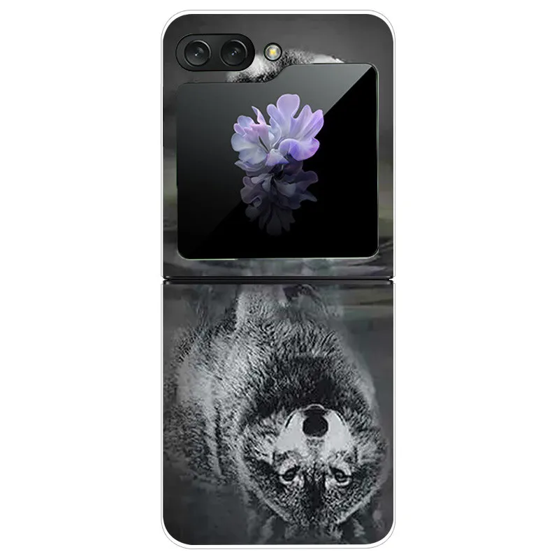 Funda trasera transparente para Samsung Galaxy Z Flip5, carcasa para teléfono, 6,7 ", ZFlip5 - imagen 3