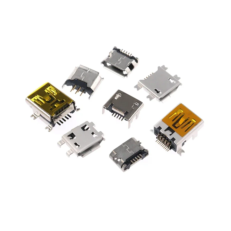 Mini parche Trapezoidal para teléfono móvil, conector hembra Micro USB, 10 piezas, interfaz Android, tipo T, múltiples opciones disponibles - imagen 5