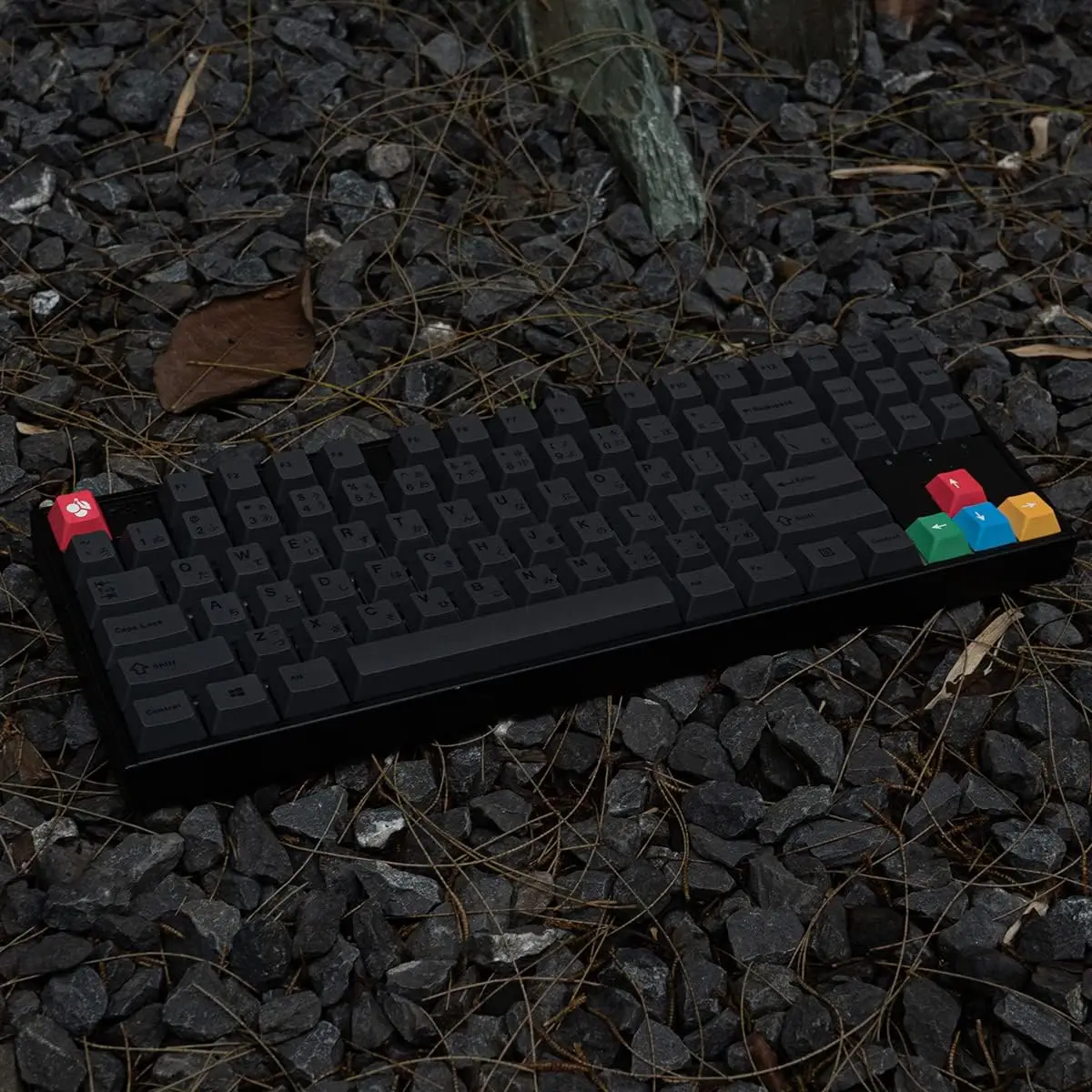 Teclas japonesas PBT grises, perfil de cereza, juego de teclas Retro Dye-Sub, 130 teclas para interruptor Cherry Gateron MX 60% 65% 70% 75% - imagen 3