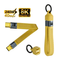 Cable USB-C 240W 40Gbps 8K para iPhone 15