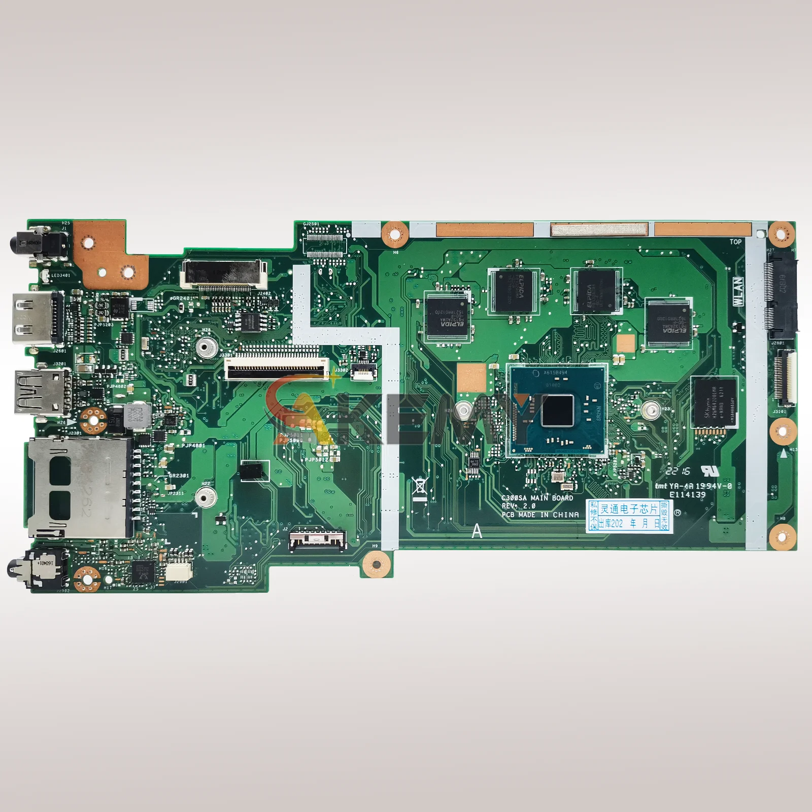 Placa base para ordenador portátil C300SA para ASUS Chromebook C300SA C300S placa base para portátil con CPU Celeron 100% pruebas OK envío rápido stk - imagen 3