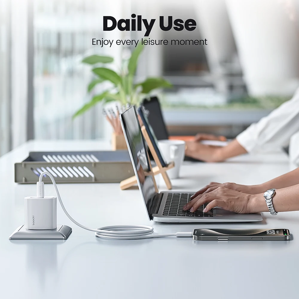 Toocki KR Plug 25W USB C cargador SFC PPS PD tipo C carga rápida para iPhone 16 15 14 Pro Max Samusng S25 S24 S23 Ultra Tablet - imagen 5