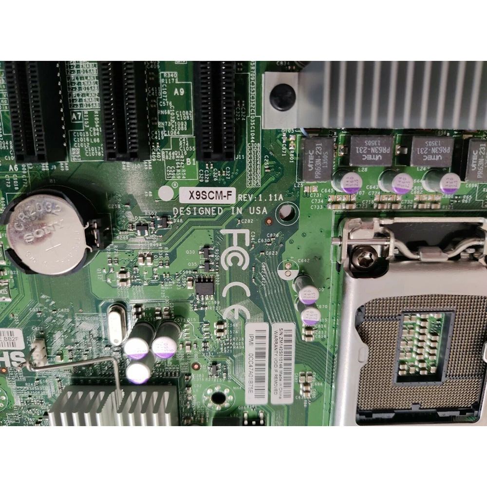 Para Supermicro servidor unidireccional UATX placa base 1155 Intel C204 Xeon E3-1200 v2 serie 2/3a generación Core i3 DDR3 PCI-E3.0 X9SCM-F - imagen 4