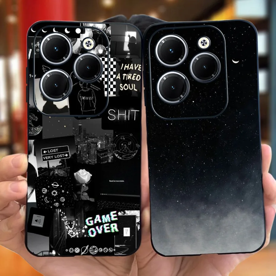 Funda de gelatina con estampado para Infinix Hot 40, funda de silicona suave para teléfono, a la moda, 2023 - imagen 3