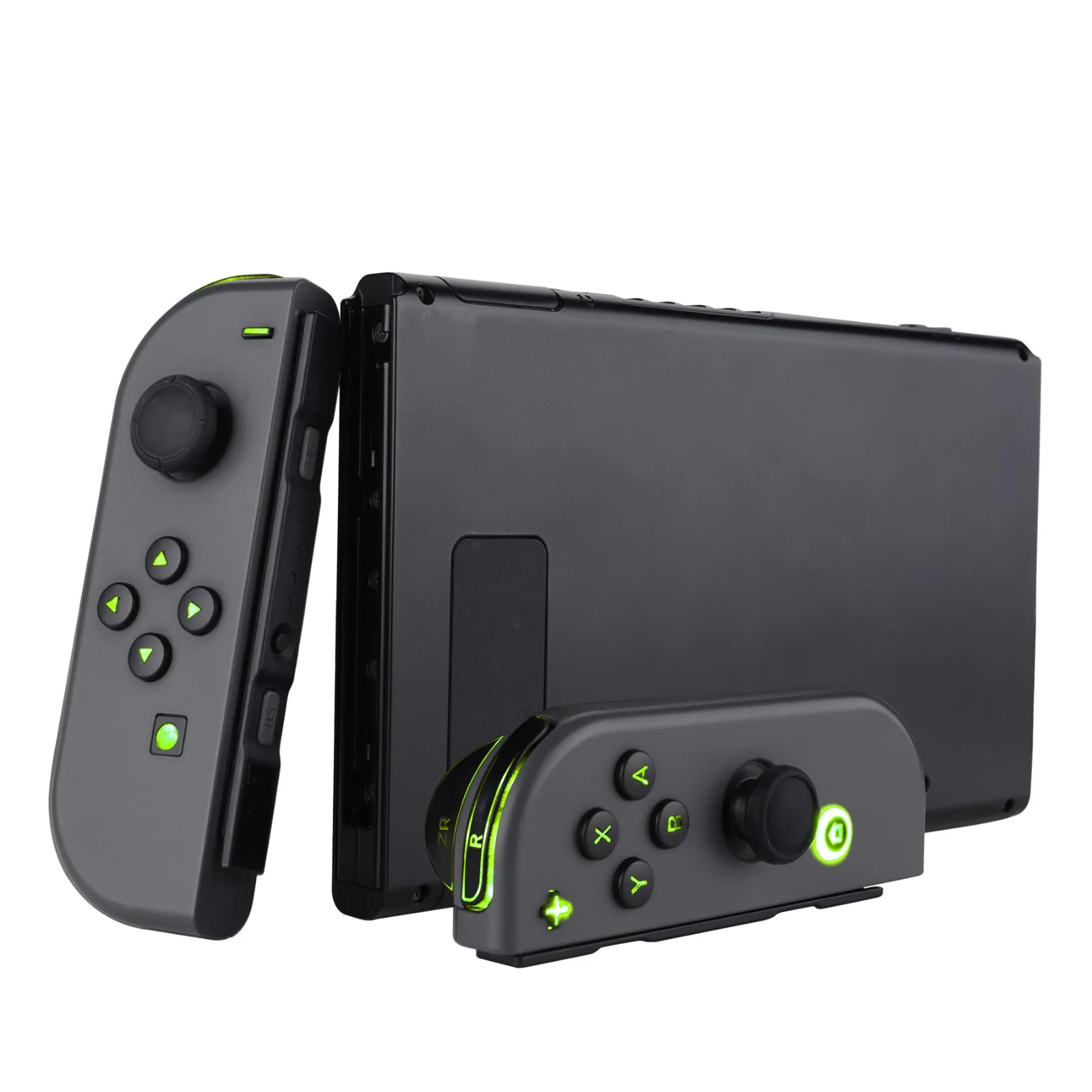 EXtremeRate-Kit de LED DFS multicolores luminados, 7 colores, 9 modos, símbolos clásicos, botones de cara de gatillo ABXY para NS Switch y OLED - imagen 4