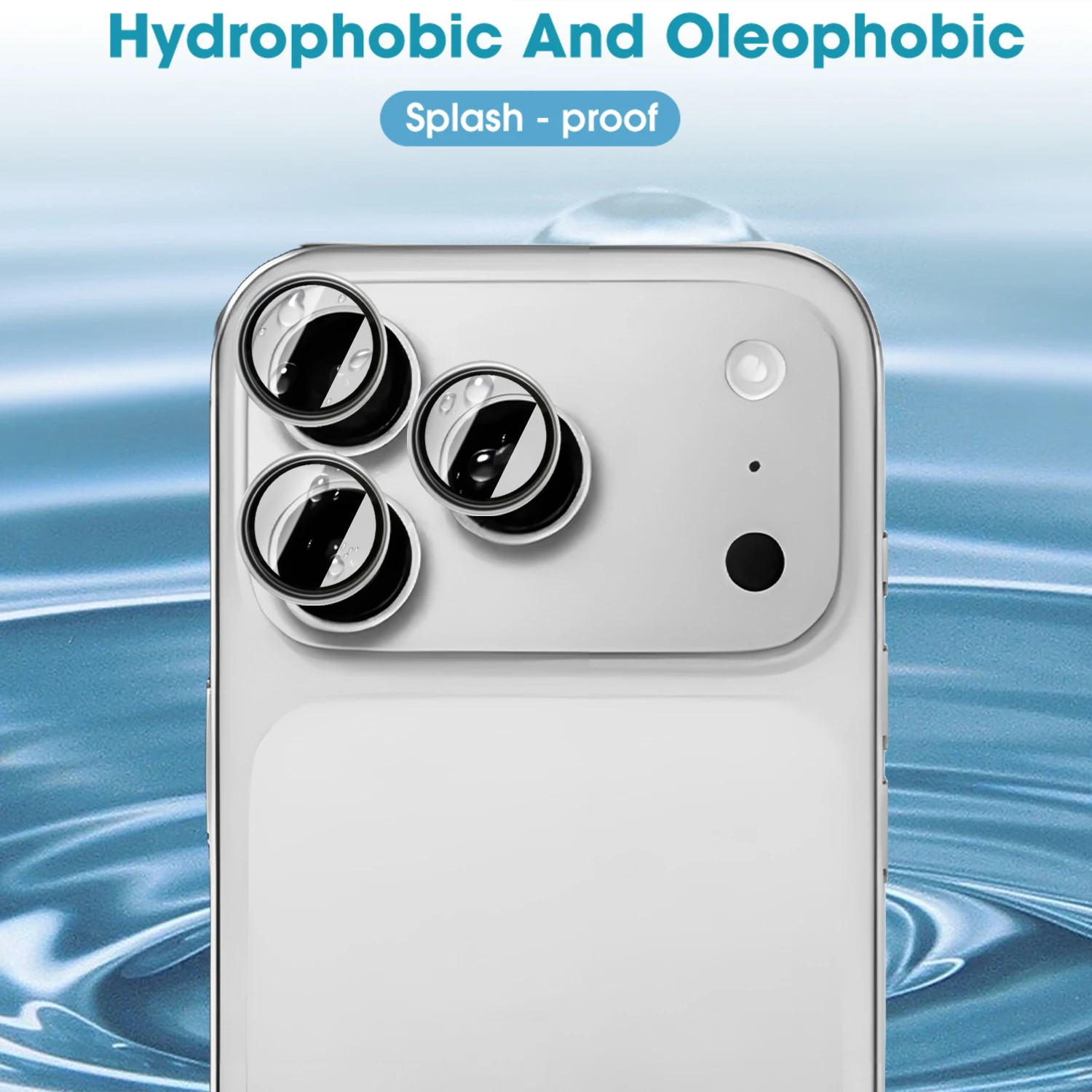 Para iPhone 17 Pro Max Air Metal Protector de cámara anillo trasero lente vidrio templado para iPhone17Air 17Pro tapa protectora de lente - imagen 4