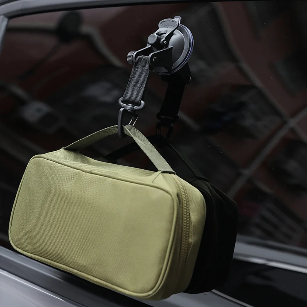 Hebilla de ventosas para tienda de campaña de coche, cuerda para acampar al aire libre, potente hebilla con ventosa, lonas laterales, gancho de seguridad de ancla, 4 Uds. - imagen 4