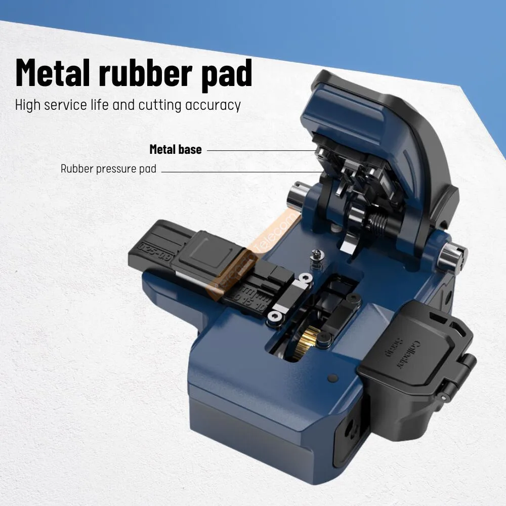 JIlong KL-33F cuchillo de corte de empalme de fusión de fibra óptica de un solo paso de alta precisión para empalmador de fusión óptica 24 hojas de superficie - imagen 2