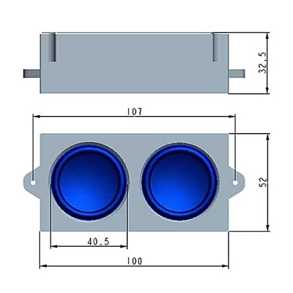 Altavoz de rango completo de 4x3W, Audio 2,0, sistema HiFi DIY para el hogar, altavoz portátil para teatro, Subwoofer, altavoces de pista de carrera, par auxiliar de TV ﻿ - imagen 3