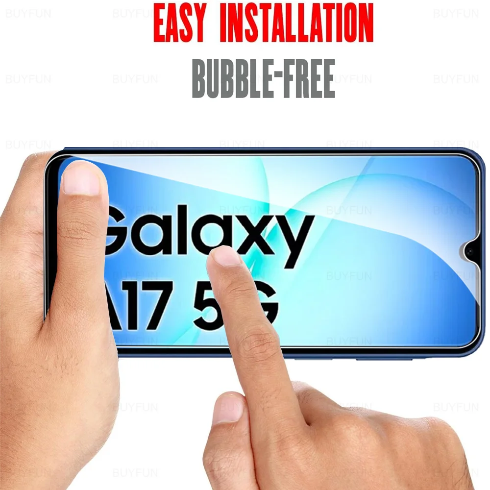Vidrio Protector 2 en 1 para cámara Samsung Galaxy A17, vidrio templado SamsungA17 GalaxyA17 Samsang A 17 17A 4G 5G, Protector de pantalla - imagen 3