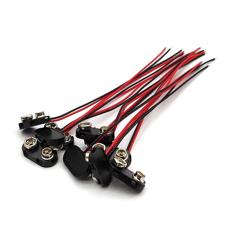 10 Uds. Soporte para cables de plomo con clip para conector a presión de batería de 9V - imagen 4
