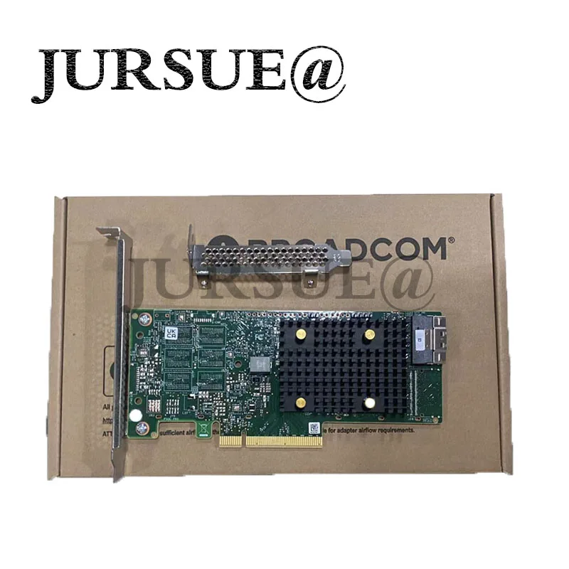 Broadcom HBA 9500-8i Croller de almacenamiento de tres modos SATA 6 Gb/s SAS 12 Gb/s PCIe