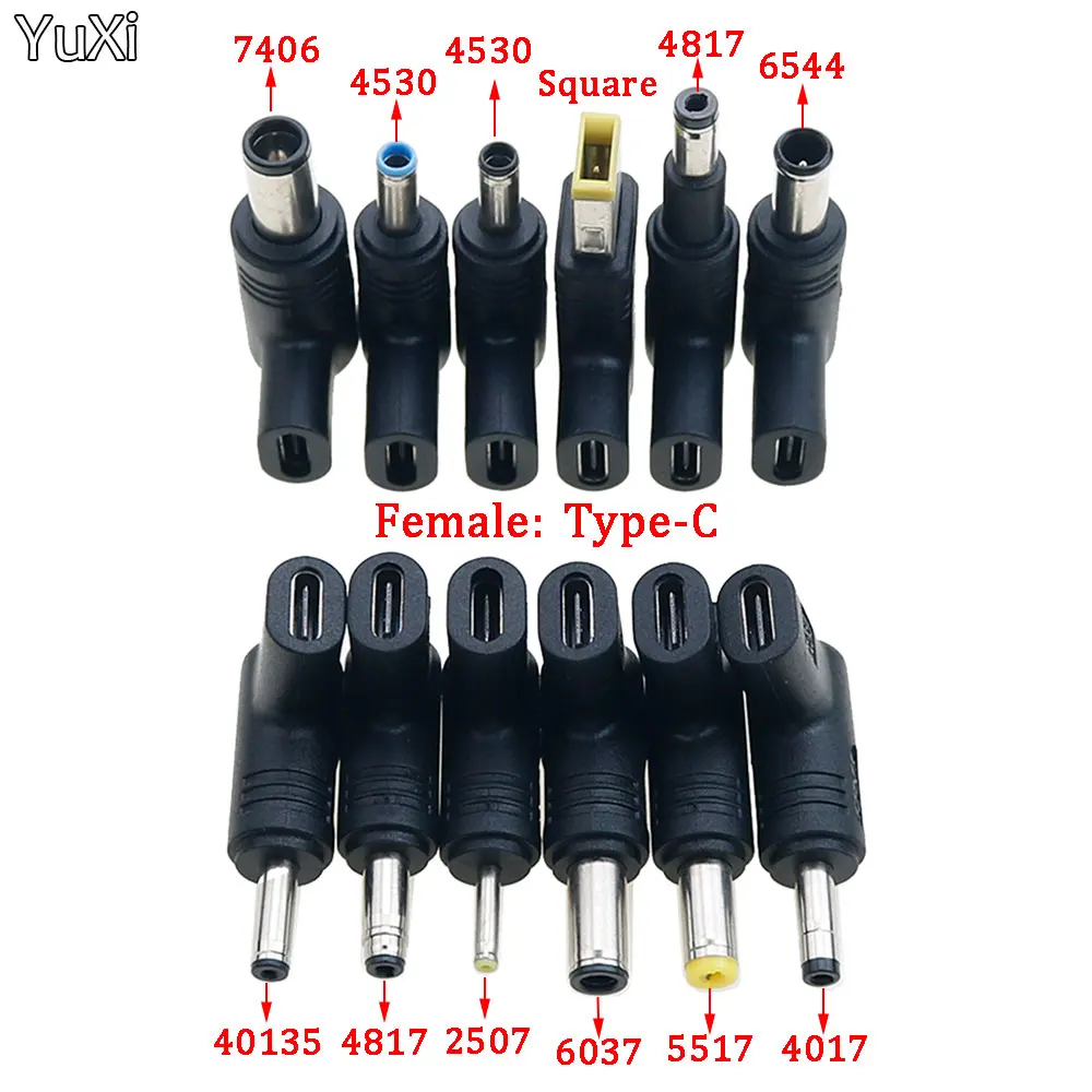 Convertidor de cargador Universal para ordenador portátil, conector adaptador de carga rápida, P D, 100W, tipo C, para Asus, Lenovo, Hp, Dell, Acer, Samsung - imagen 2