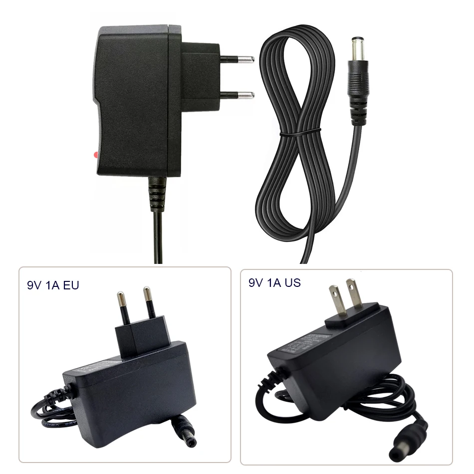 Adaptador de corriente para tiras de luz LED, Cargador Universal de CA 110-240V a cc 5V, 9V, 12V, 24V, 1A, 9A, 12A, 24A, UE y EE. UU. - imagen 2