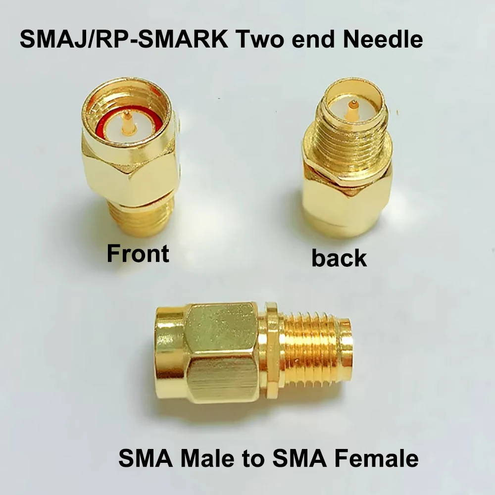 1 unidad para antena SMA a SMA adaptador SMA macho hembra a macho hembra RP SMA recto 3 vías ángulo recto 90 135 grados conector RF - imagen 2