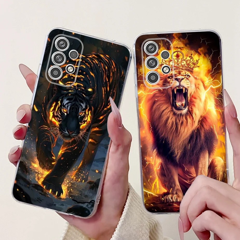 Para Samsung Galaxy A23 5G funda A33 A53 A73 Linda funda pintada de silicona funda de teléfono para Samsung A23 A 33 73 Galaxy A53 Fundas suaves - imagen 4