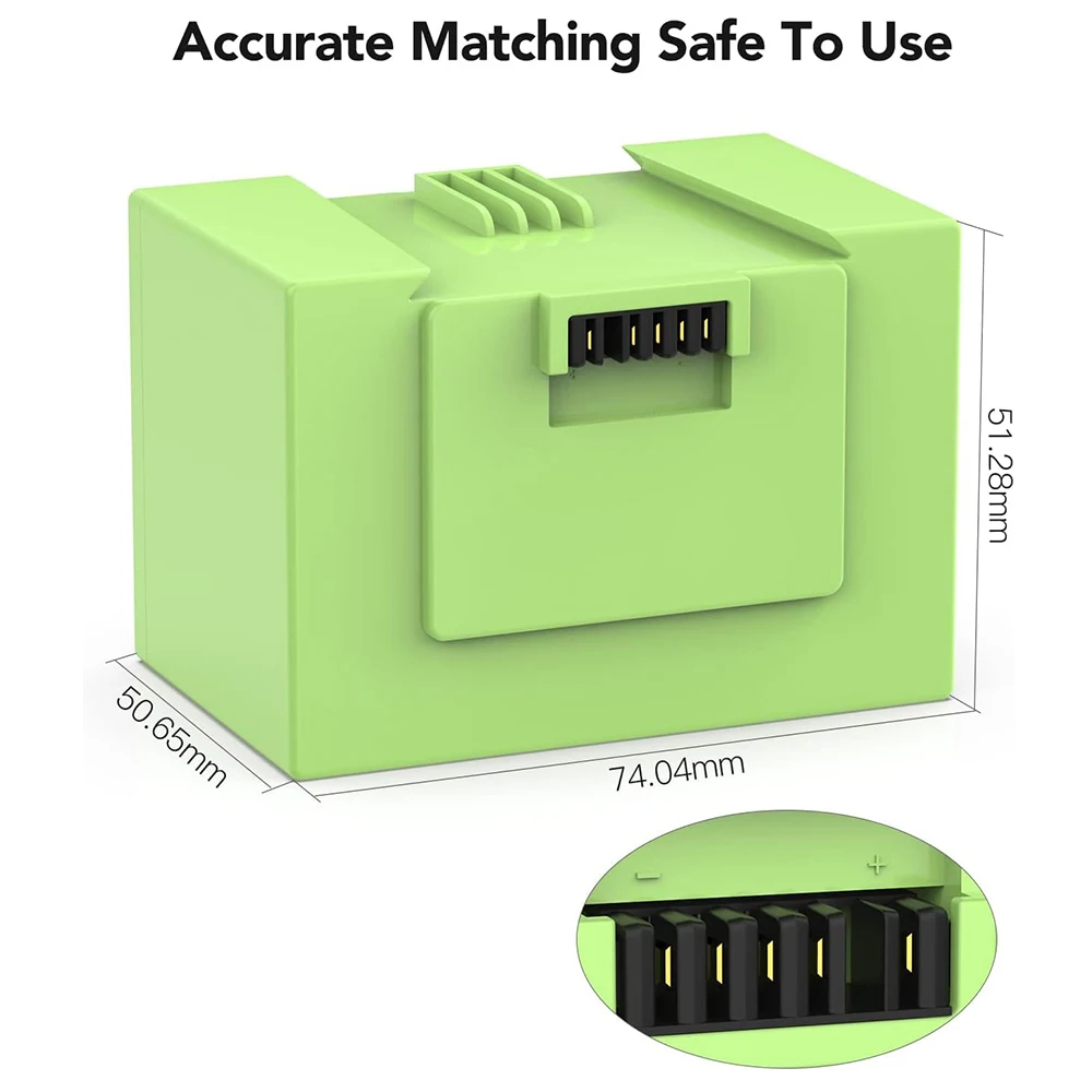 Batería de litio de 14,4 V y 12800mAh para iRobot Roomba i3 i4 i7 e5 e6 Series i3+ 3150 3550 i4+ 4150 4550 i6 i6+ 6150 6550 i7 i7+ 7150 - imagen 4