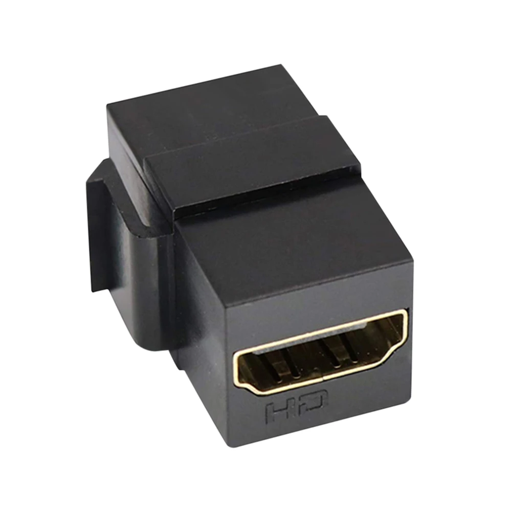 Soporte de inserción Keystone Jack, adaptador acoplador hembra a hembra 4k, Compatible con HDMI, fácil de usar para Panel de salida de placa de pared - imagen 4