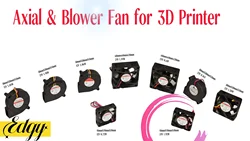 Ventilador Axial 5015S para Impresora 3D – 12V 24V – 40mm 50mm 60mm