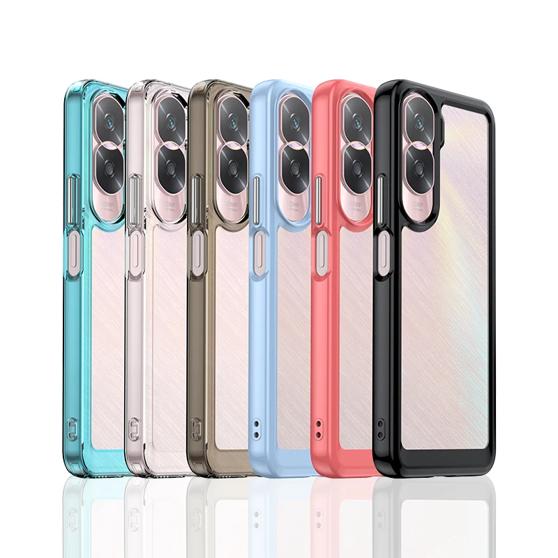 Funda protectora colorida para Honor 80/90/80 Pro/90 Pro/90 Lite/X50i contraportada a prueba de golpes - imagen 2
