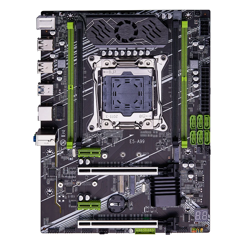 QIYIDA X99 kit de placa base xeon LGA2011-3 E5 2680 V4 4*8gb = 32GB 3200MHz 4 canales DDR4 SATA 3,0 nvme M.2 ATX - imagen 2