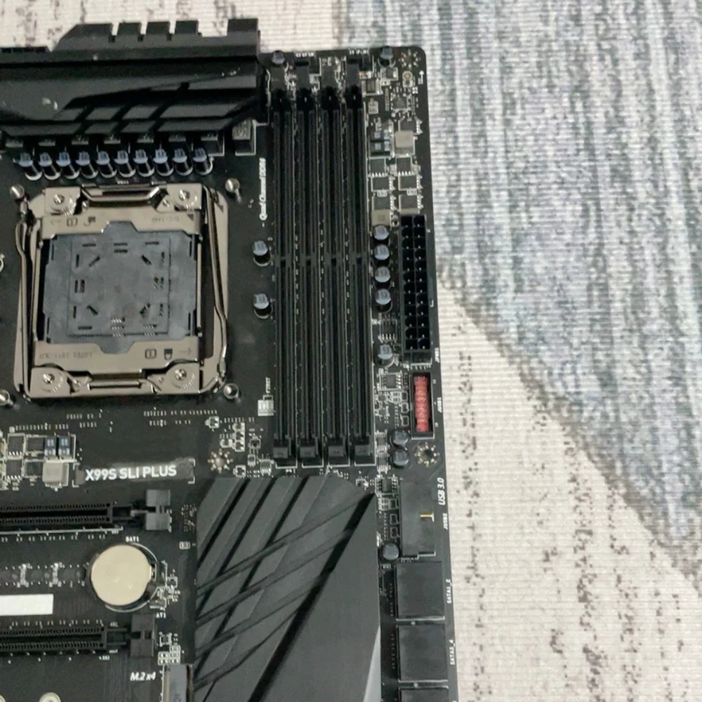 Placa base de escritorio X99S SLI PLUS para Msi LGA2011-3 DDR4 128G M.2 SATA3 USB3.0 PCI-E 3,0 ATX - imagen 2