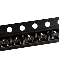 (100 piezas) BZX84C10 SOT-23 SMD diodo estabilizado de voltaje 10V (marcado Z9)