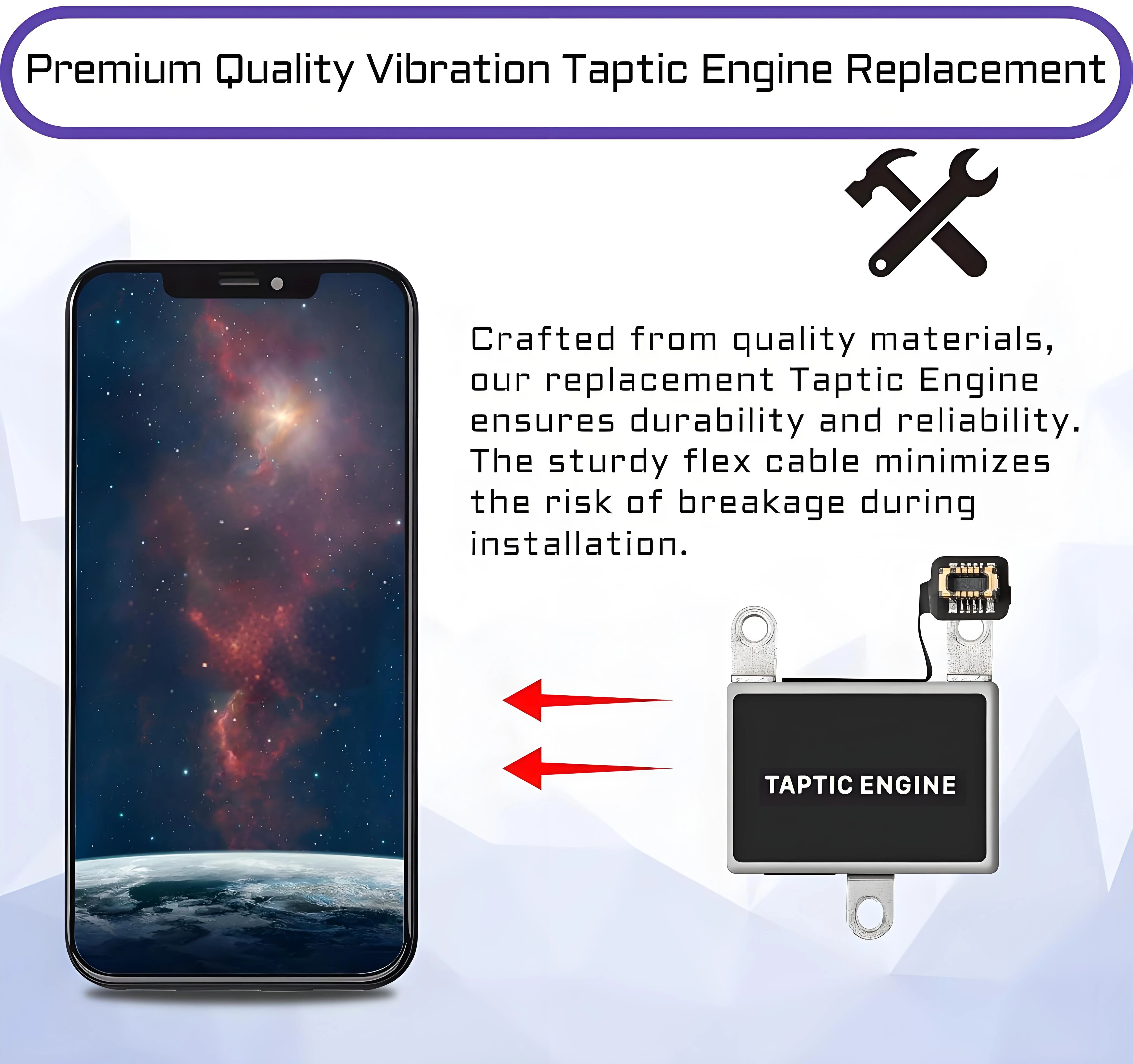 Cable flexible vibrador de motor Taptic para iPhone 12 13 Pro Mini Max reemplazo de vibración - imagen 2