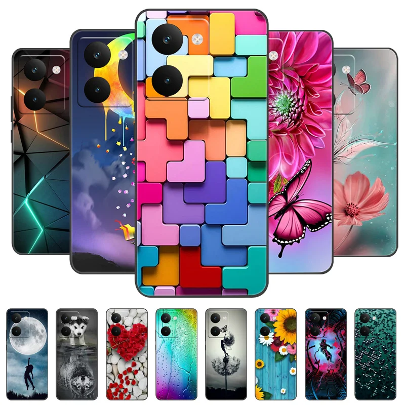 Para Realme P3 Ultra 5G funda RMX5030 León Lobo pintado silicona suave contraportada para Realme P3Ultra 5G funda protectora para teléfono