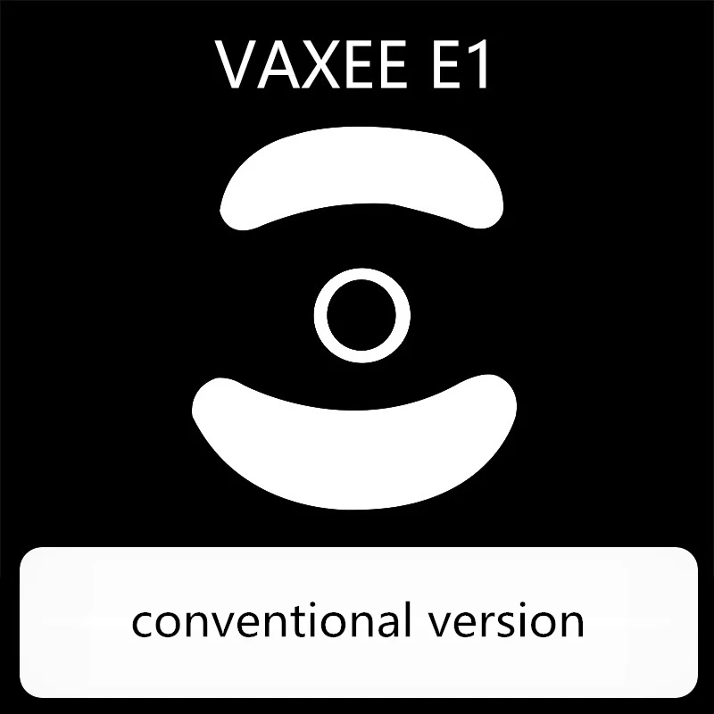 1 Juego de patines de ratón ultrafraglide para VAXEE E1 E1W Control de freno inalámbrico pies silenciador de velocidad versión ICE ratones deslizan pies de PTFE - imagen 2