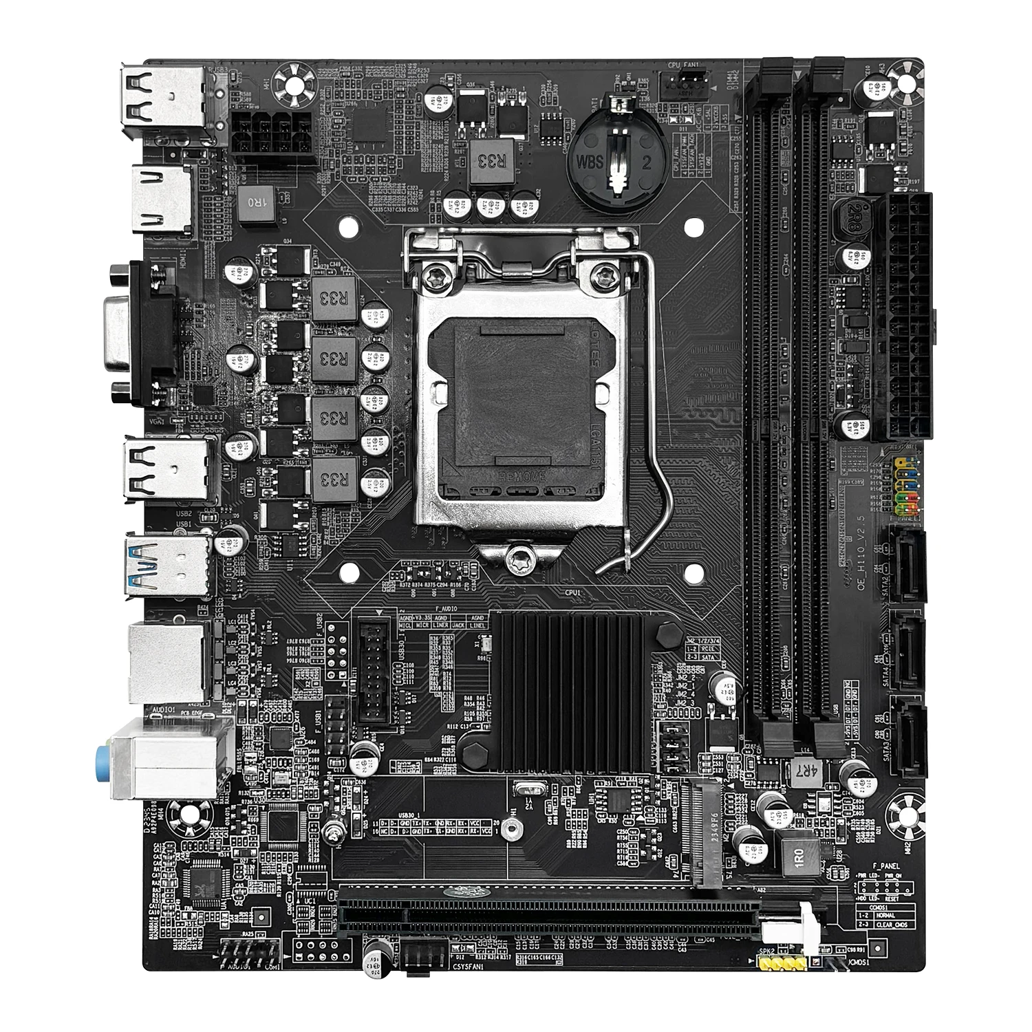 La placa base MACHINIST H110 admite CPU Intel Core LGA 1151 DDR4 RAM y M.2 NVME SDD VGA HDMI - imagen 3