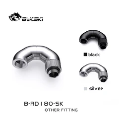BYKSKI Adaptador Giratorio 180° G1/4 Latón Refrigeración Líquida