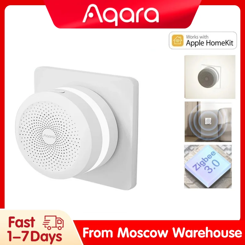 Aqara Hub M1S Gateway inalámbrico Zigbee 3,0 Wifi RGB LED luz nocturna Control remoto funciona con la aplicación Xiaomi Mijia Homekit - imagen 2