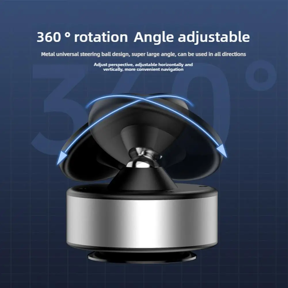 Cargador Inalámbrico/sin Cargador Dos Tipos 360 °   Soporte ajustable para teléfono móvil con rotación para coche, adsorción de vacío magnética estable - imagen 5