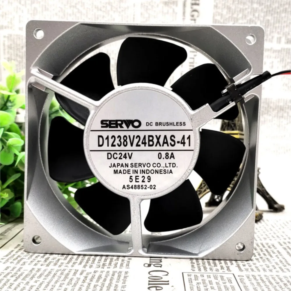 Ventilador axial de 120 mm x 38 mm para servo D1238V24BXAS-41 Ventilador de enfriamiento axial de 120 mm y 24 V - imagen 2