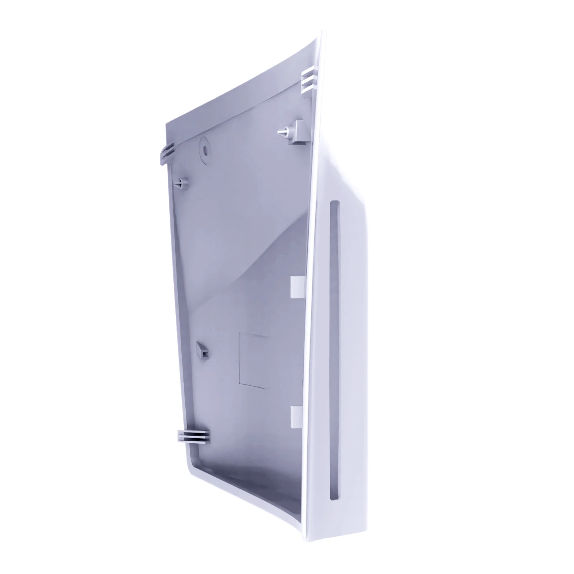 Paneles blancos de primera calidad, placa de disco lateral, placa frontal de repuesto ABS, carcasa dura, cubiertas de una pieza para pieza de disco delgado PS5 - imagen 2