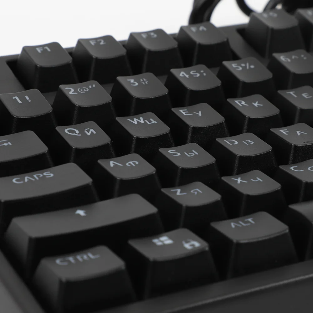 Teclas rusas de 132 teclas, ABS negro, altura OEM para teclado mecánico AULA F75 Ajazz Ak820 Pro, juego PC Anne Pro 2 Akko Fun60pro - imagen 3
