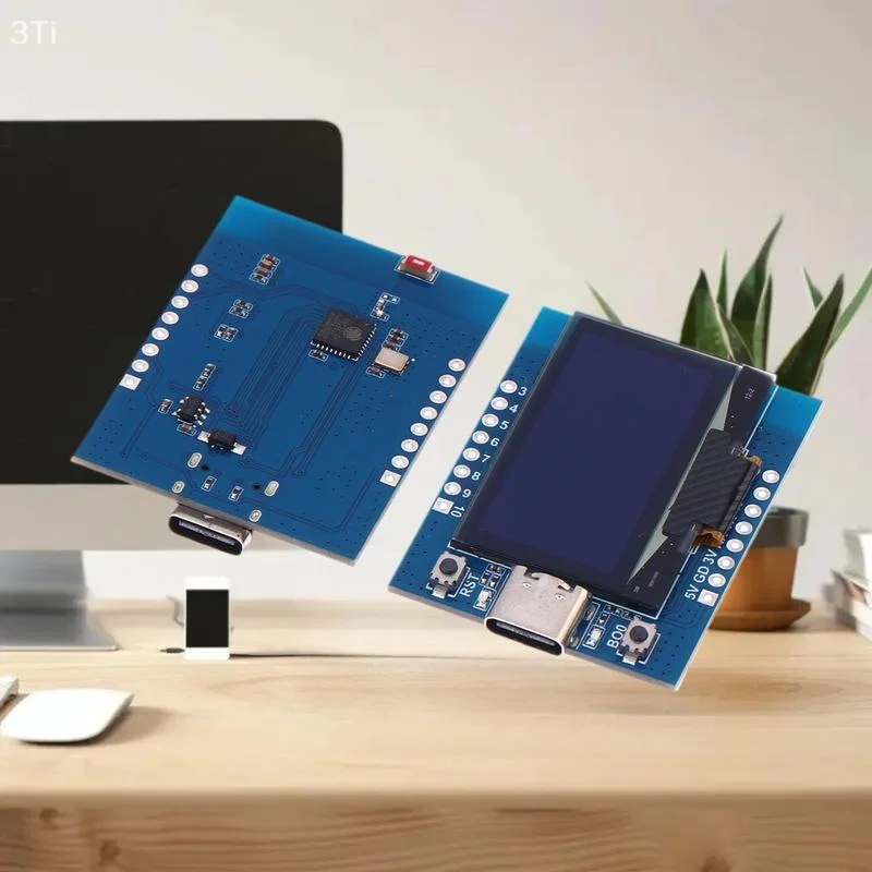 Placa de desarrollo de ESP32-C3, pantalla OLED de 0,96/1,3 pulgadas, WiFi, Bluetooth, módulo IoT, módulo microcontrolador de antena cerámica - imagen 3