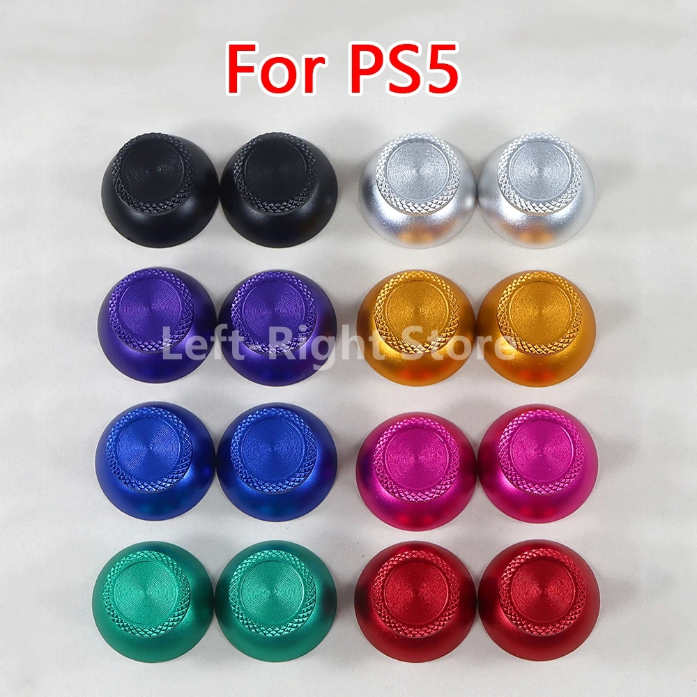 10 juegos de tapa de agarre de Joystick de Metal de aluminio con forma de seta, cubierta de palanca de pulgar analógica para controlador de mando de PS5, reemplazo de palanca de mando - imagen 2