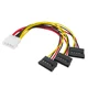 Molex to 3 x SATA