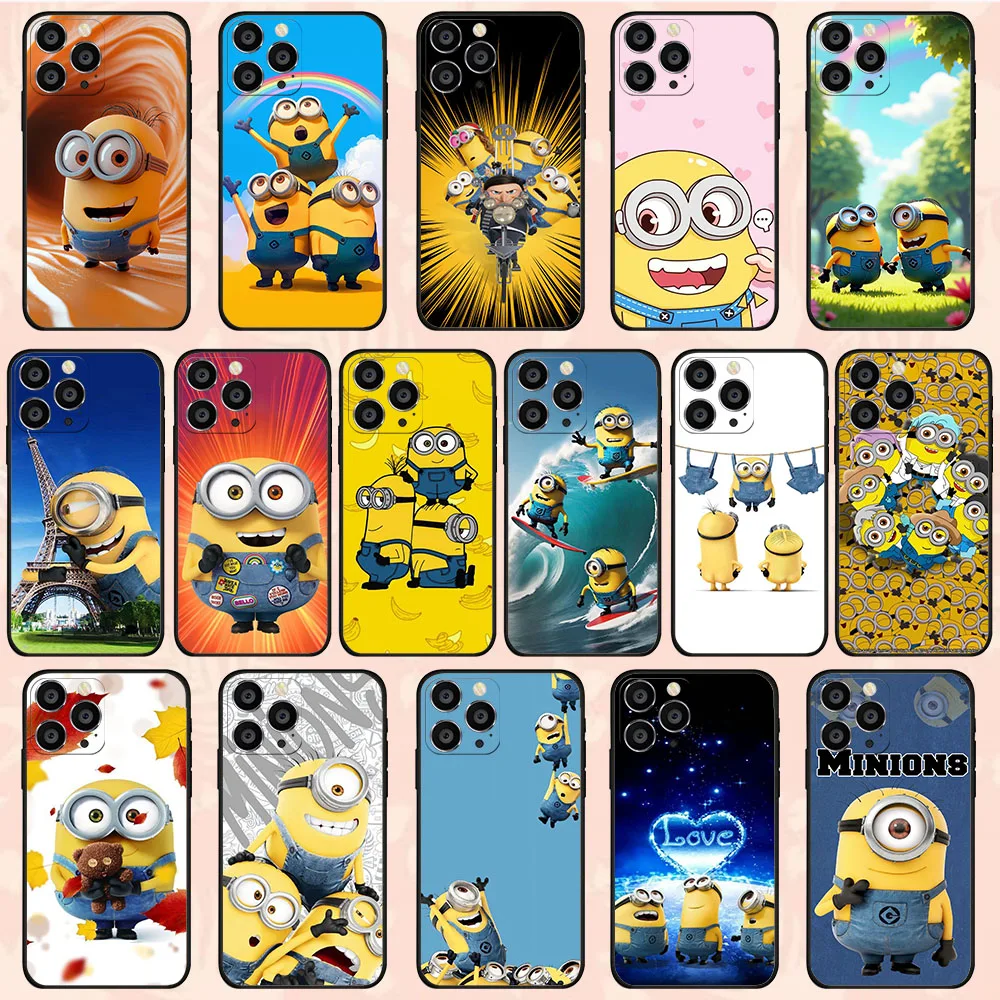 CK-4 b-banana azul b-minions funda de teléfono para Xiaomi Mi 9 9T 11 11T Redmi 6 6A 7 7A 12 12C S2 A3X 10 14C Poco F2 Pro