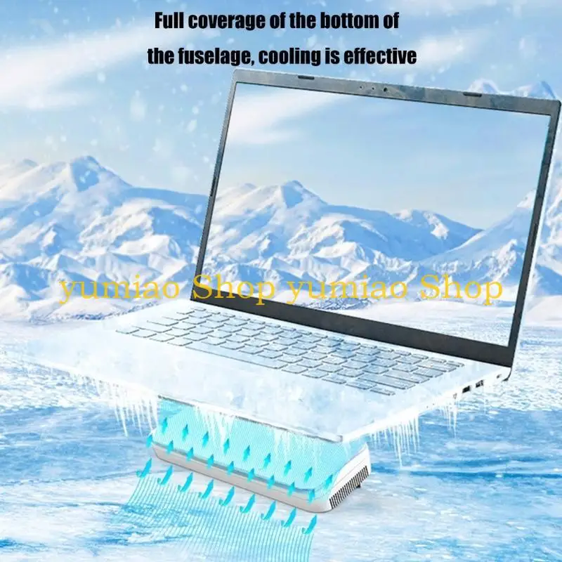 587B Gaming Cofrolders Coolers Semiconductor Stand Notebook Pad, almohadilla enfriamiento ajustable para reemplazo - imagen 4