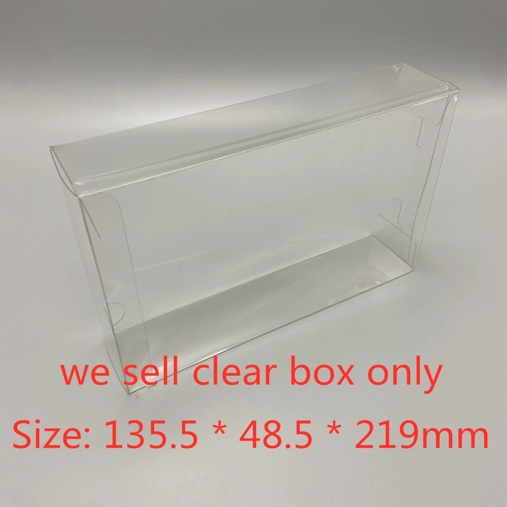 Protector de caja transparente para consola Mario y Luigi, estuche de exhibición transparente para Nintendo 3DS XL - imagen 2