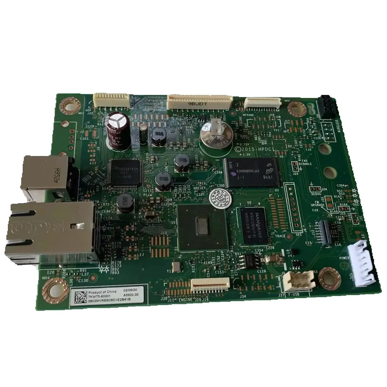 Placa principal lógica formateadora PCA ASSY 7KW75-60001 para HP Color LaserJet Pro M282 M282NW M283 M283FDN M283FDW M283CDW 7KW74-60001